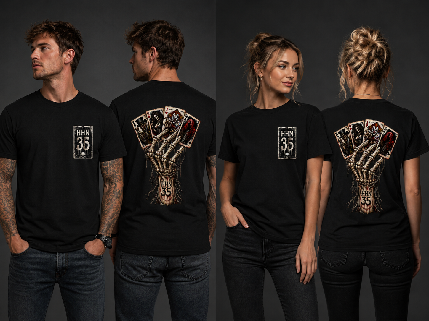 HHN 35 Card Hand shirts